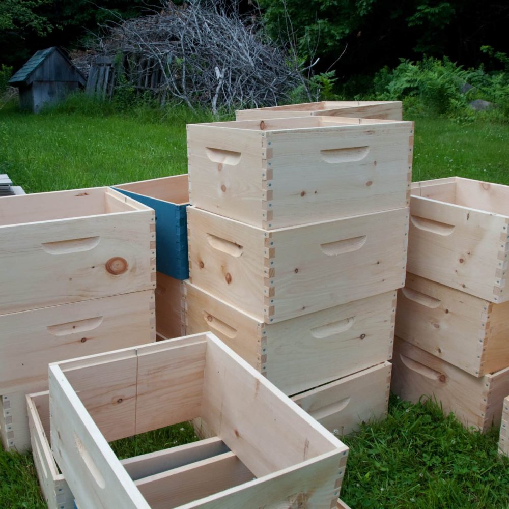 Unfinished Wooden Beehive Boxes